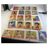 Lot of 22 Vintage 1948 Leaf Baseball Cards