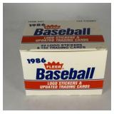 1986 Fleer Baseball Cards Update Set