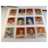 Lot of 13 Vintage 1949 Bowman Baseball Cards