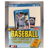 1987 Fleer Baseball Cards Wax Box