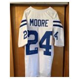 Lenny Moore Autographed Football Jersey