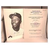 Hank Aaron Autographed Magazine Page