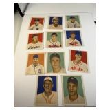 Lot of 11 Vintage 1949 Bowman Baseball Cards