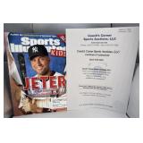Derek Jeter Autographed SI Kids Magazine Cover