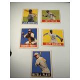 Lot of 5 Vintage 1948 Leaf Baseball Cards