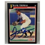 Frank Thomas Autographed Baseball Card