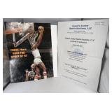 Julius "Dr J" Erving Autographed Magazine Page