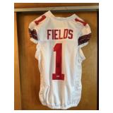 Justin Fields Autographed Jersey