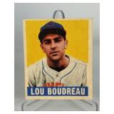 1948 Leaf Lou Boudreau Rookie Baseball Card