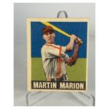 1948 Leaf Marty Marion Baseball Card