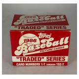 1986 Topps Traded Series Baseball Card Set