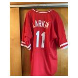 Barry Larkin Autographed Baseball Jersey