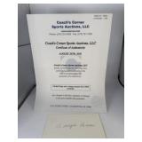 Adolph Rupp Autographed USPS Postcard