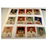 Lot of 12 Vintage 1949 Bowman Baseball Cards