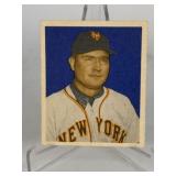 1949 Bowman Johnny Mize Baseball Card