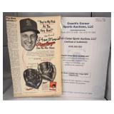 Stan Musial Autographed Magazine Page