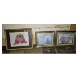 3 Framed Prints