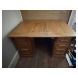 Oak Knee Hole Desk