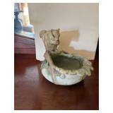 Weller Pottery Squirrel Nut Dish