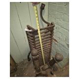 Antique Iron Fireplace Andirons