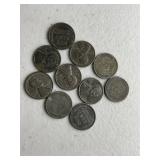 10 Steel Pennies