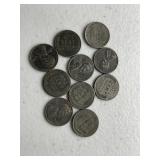 10 Steel Pennies