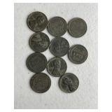 10 Steel Pennies