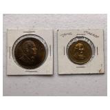 Lot of 2 Presidential Commemorative Coins