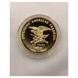 24K Gold Layered Arms Commemorative Coin