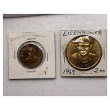 Lot of 2 Presidential Commemorative Coins