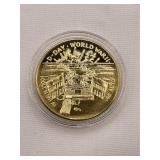 24K Gold Layered Arms Commemorative Coin