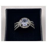 Beautiful Halo Engagement Ring