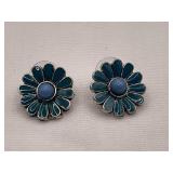 Vintage Enameled Earrings