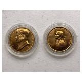 Lot of 2 Presidential Commemorative Coins