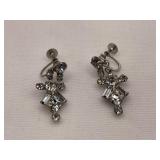 Art Deco Antique Crystal Earrings