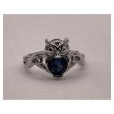 Owl Gemstone Ring