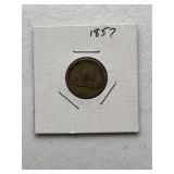 1857 Flying Eagle Cent