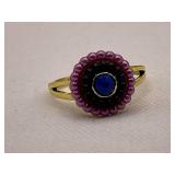 Multi Gemstone Estate Dinner Ring
