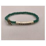 Gemstone Be Strong Bracelet