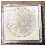 1891 CC Morgan Silver Dollar