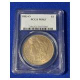 MS63 1883-O Morgan Silver Dollar