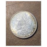 1887 Morgan Silver Dollar