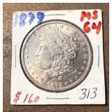 1879 Morgan Silver Dollar