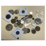 Lot of Foreign & Miscellaneous Coins