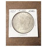1921 Morgan Silver Dollar