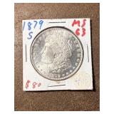 1879-S Morgan Silver Dollar