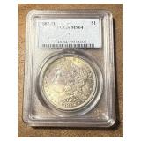 MS64 1883-O Morgan Silver Dollar