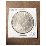 1883-O Morgan Silver Dollar