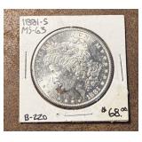1881-S Morgan Silver Dollar