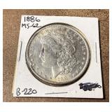 1886 Morgan Silver Dollar